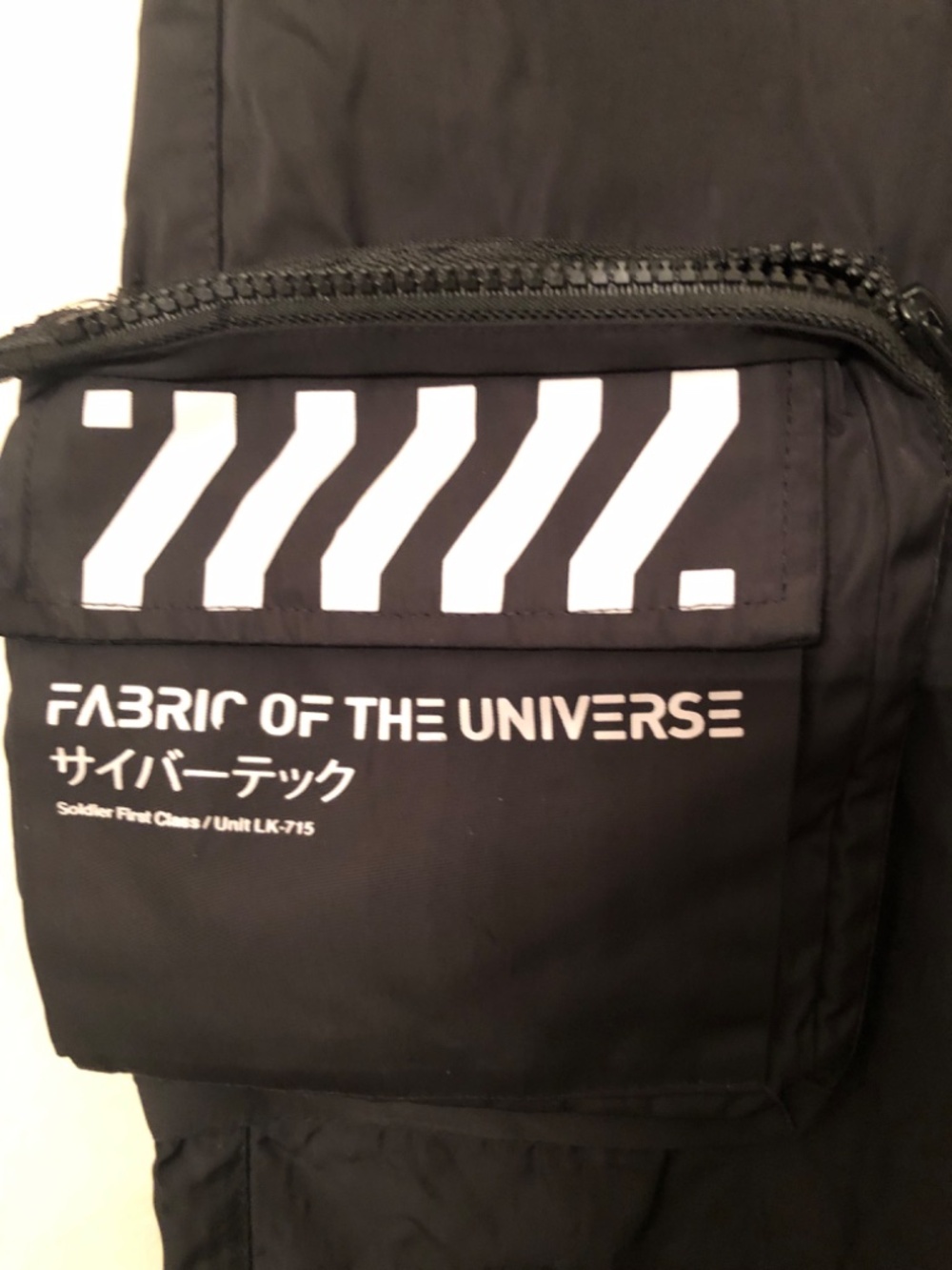 Fabric of the Universe CG-Type 09S Black Cargo Pants Techwear Joggers - Picture 5 of 15